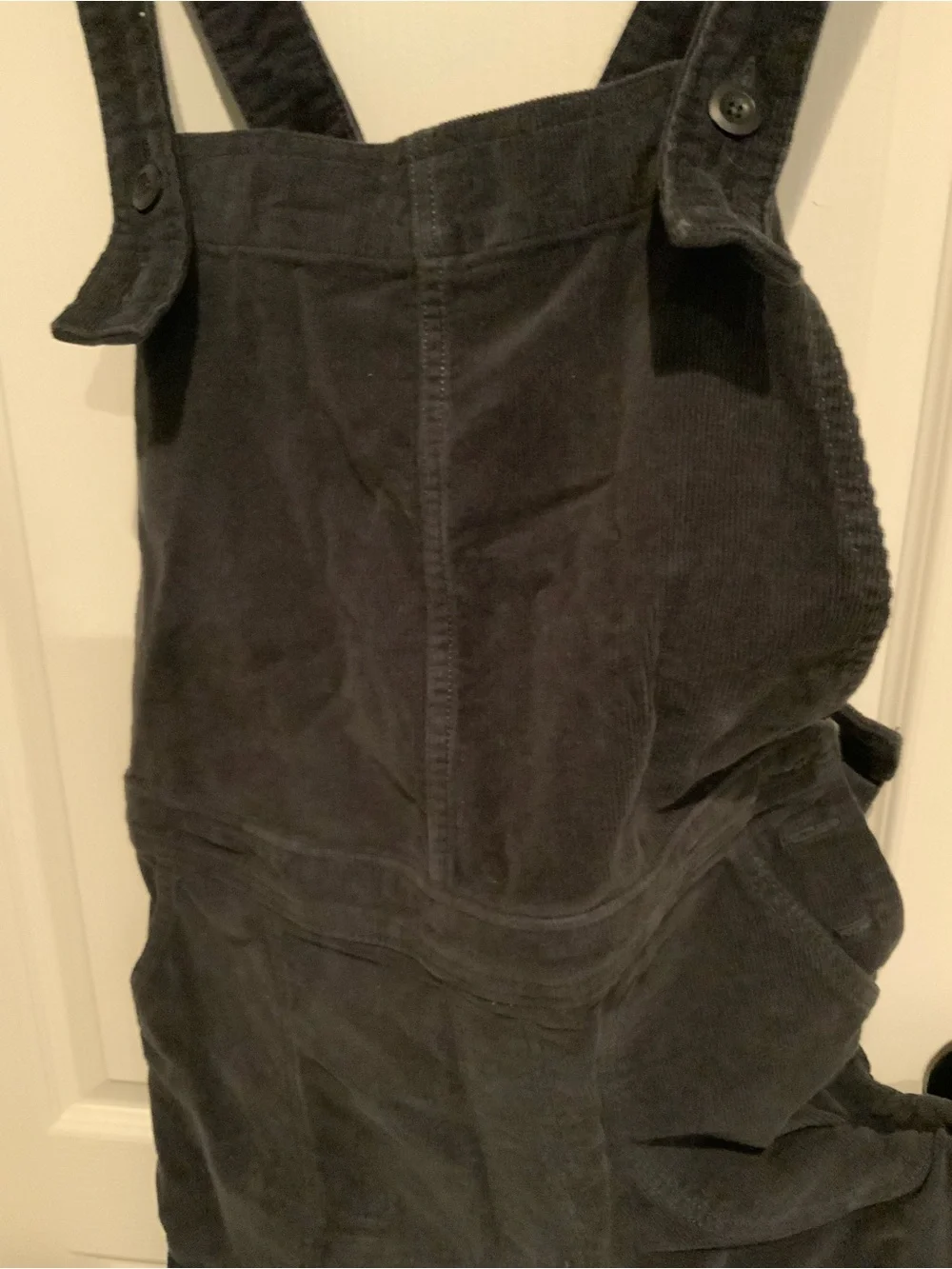 Patagonia Black Corduroy Overalls SZ 12 School Work or Play